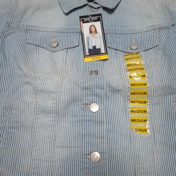 Brand New Nine West Jean Jackets